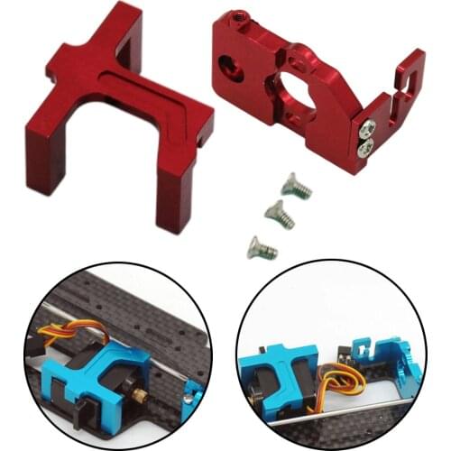 2x 1/28 RC Servo Mount Bracket & Motor Mount for Wltoys K989 Mosquito Car Parts
