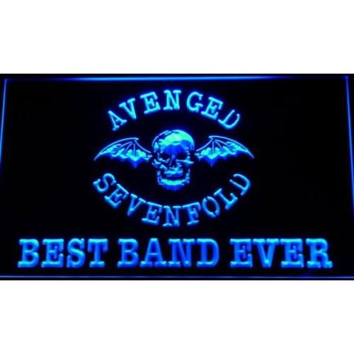 329 Best Band Ever Avenged Sevenfold LED Neon Light Signs with On/Off Switch 20+ Colors 5 Sizes to choose