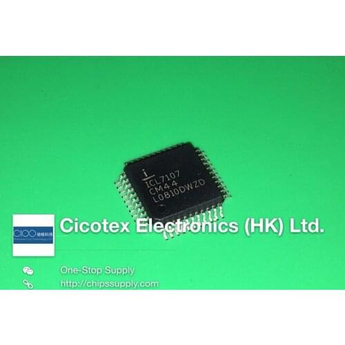 5pcs/lot ICL7107CM44ZT LQFP44 IC ADC 3.5DIGIT LCD-LED 44MQFP