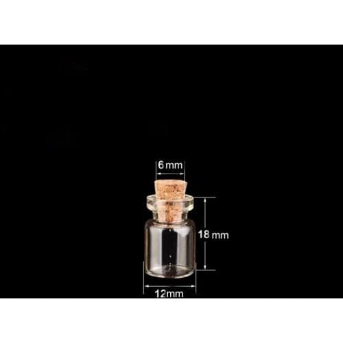 50pcs Storage Bottle Mason Jar Small Glass Bottle Vials Glass Jar with Cork Stopper Make Wish mini wish bottles with Cork S022C