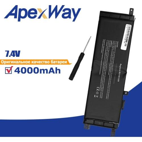 Apexway B21N1329 Laptop Battery for ASUS D553MA X453 F553M X453MA F553MA X553MA F553SA X553MA-DB01 Ultrabook 7.4V 4000mAh