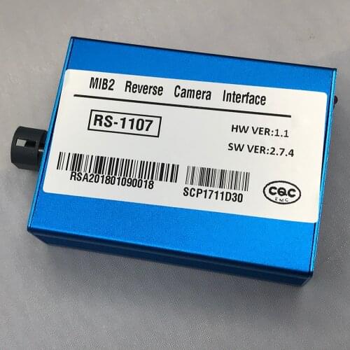 Car Front Camera And Reverse Camera Video Interface For Audi A5 2016-2018 With MIB2 System Parking Guidelines