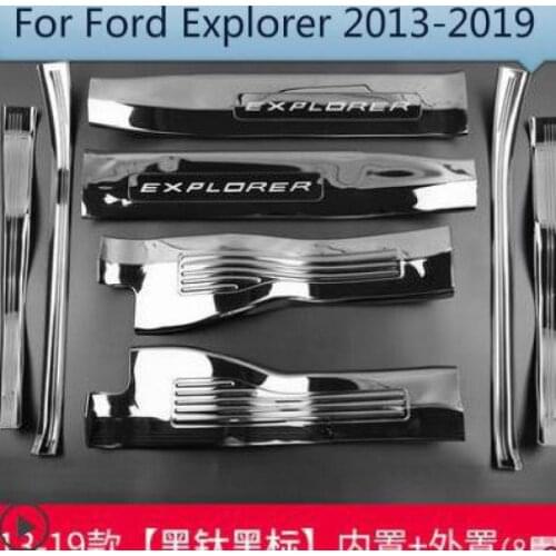 For Ford Explorer 2013-2019 Car Accessories High-quality stainless steel Plate Door Sill Welcome Pedal Car Styling Accessories