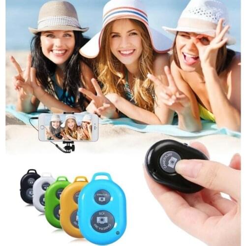 Wireless Shutter Release Button For Selfie Accessory Camera Controller Adapter Photo Control Bluetooth Remote Button For Selfie