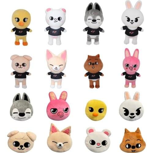 Stray Kids Skzoo Plush Toys Cartoon Stuffed Animal Doll Kawaii Companion for Children Birthday Gift
