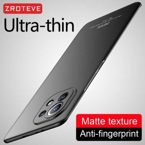 Mi 11 Case Zroteve Frosted Cover For Xiaomi Mi11 Mi10 Ultra Cases Xiomi Mi 10 10T Lite PC Cover For Xiaomi Mi Note 10 Mi10T Pro