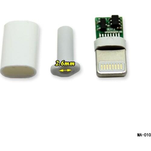 Cltgxdd 10set/lot 3 in 1 DIY Welding wire USB male plug connector for iPhone male plug Motherboard with IC with shell