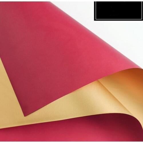 Bicolor Florist Wrap Paper Metallic 58*58cm 20pcs/set DIY Craft Flowers Gift Packing Wedding Festive & Party Supplies SN484