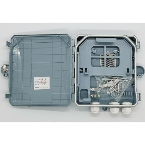 FTTH 8 Cores Inserting LGX PLC Splitter Fiber Optic Distribution Box Termination Box Excellent Material