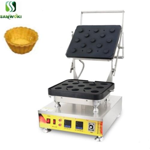 Round shape flow cheese tart mold egg tart maker machine tartlet shell machine waffle cup pressing machine tart shell mold
