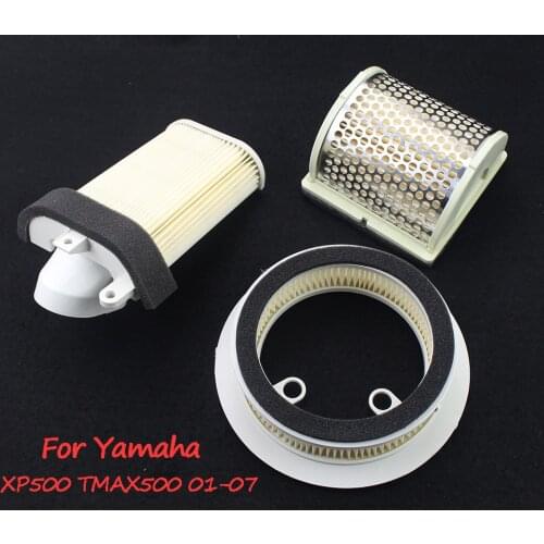 Motorcycle 1 Set Air Intake Filter Cleaner Motorbike Cotton Gauze Air Filter For Yamaha XP500 TMAX500 T-Max 500 2001-2007