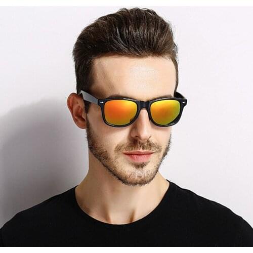 KRMDING Brand design polarized sunglasses male driver shadow male retro sunglasses mens square summer UV400 Oculos