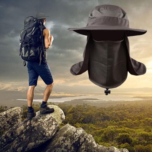 2018 New Fishing Caps Suns Anti UV Daiva Protection Face Neck Flap Sun Cap Headband Sun Rain Hat Fishing Hiking Cap Good Anti UV