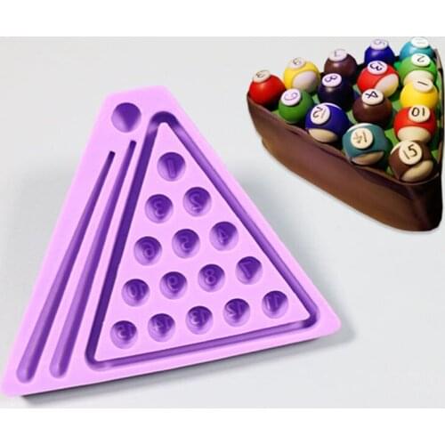 NEW Baking Suppliers Silicone Mould Wholesale Resin Silicone Mold Snooker Silicone Molds