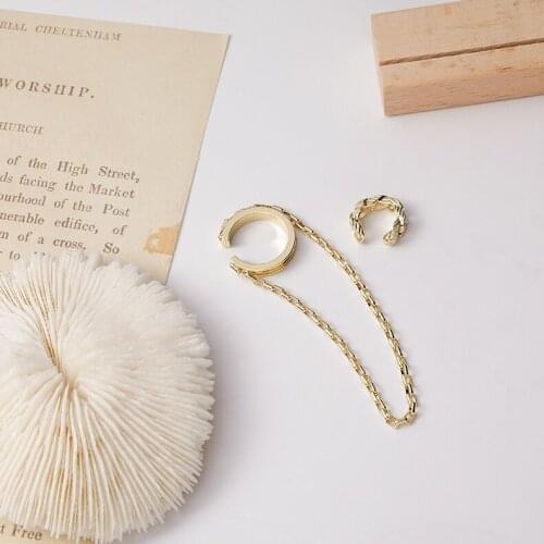 Earrings for Women Retro Metal Simple Fashion Ear Bone Clip Without Ear Hole Jewelry Wholesale