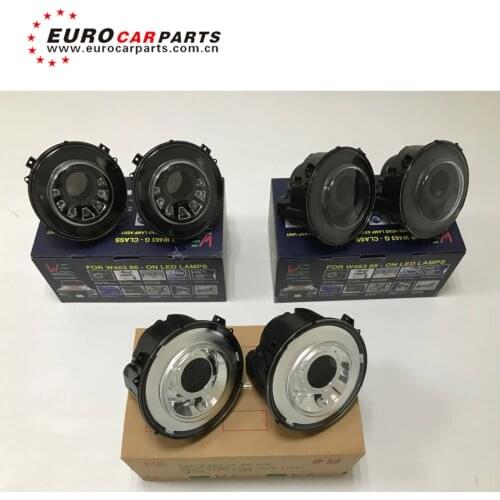 G63 headlight oem style Msory style sliver and black color LED headlamp fit for G class w463 G63 G65 G500 G400 G350 led lamp