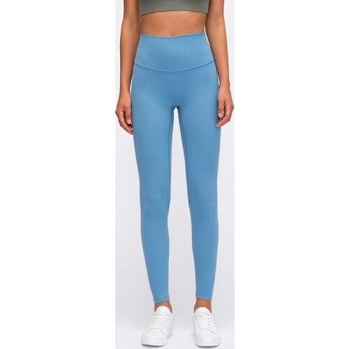 Nude Yoga Pants Women High Waist Buttocks Workout pant Ankle length legging Fitness Pants Running Sports