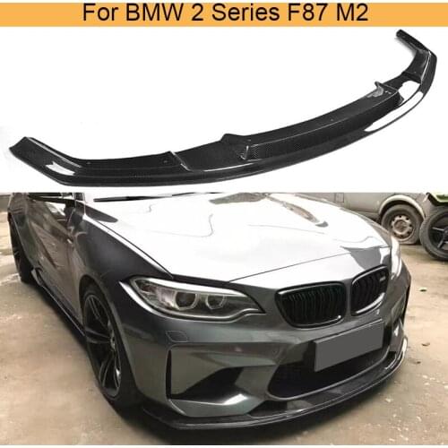 Carbon Fiber Front Bumper Lip Spoiler Chin for BMW 2 Series F87 M2 Coupe 2 Door 2016 2017 2018 Car Front Bumper Lip Spoiler Chin