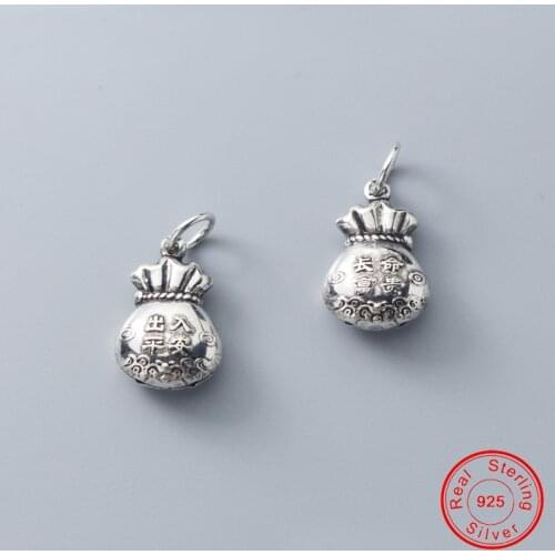 UQBing Long Live Rich Money Bag Charms Fit Pendants & Necklace Jewelry Findings DIY Handcraft