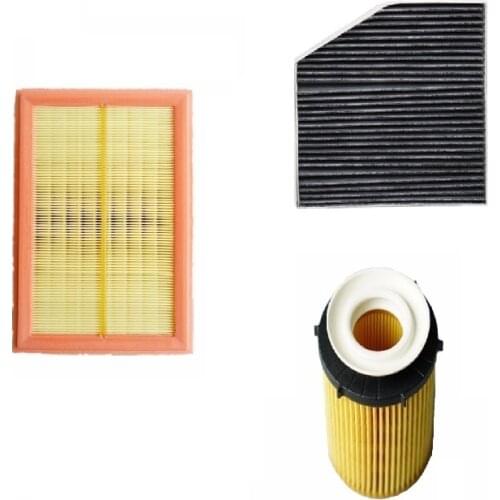 Air Filter Cabin Filter Oil Filter 3Pcs For Mercedes Benz C-CLASS W205 A205 C205 S205 2013-2019 C160 C180 C200 C250 C300 C350E