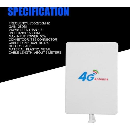 3g 4g For Huawei LTE Modem Router High Gain SMA Connettore Waterproof Tape