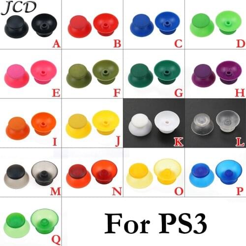 JCD 4pcs For Sony PS3 Controller 3D Analog Thumb Joystick Cap Cover For PS3 Control