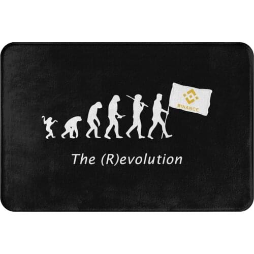 Binance Coin Crypto Miners Non-slip Doormat Living Room Mat BNB Floor Carpet Entrance Door Rug Bedroom Decor