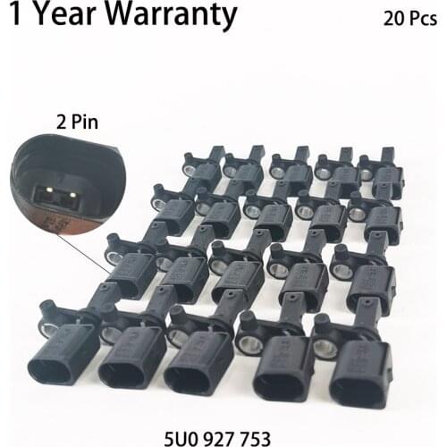 20Pcs ABS sensor Wheel speed sensor 5U0927753 5U0 927 753 for VW VOYAGE GOL 2012-2021
