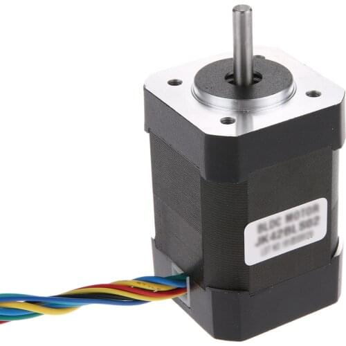 42BLS01 4000rpm Brushless DC Motor 24V 26W 3 Phase 0.075N.m 5mm Round Shaft 0.3A BLDC Motor For 3D Printer DIY Design 42*42*41mm