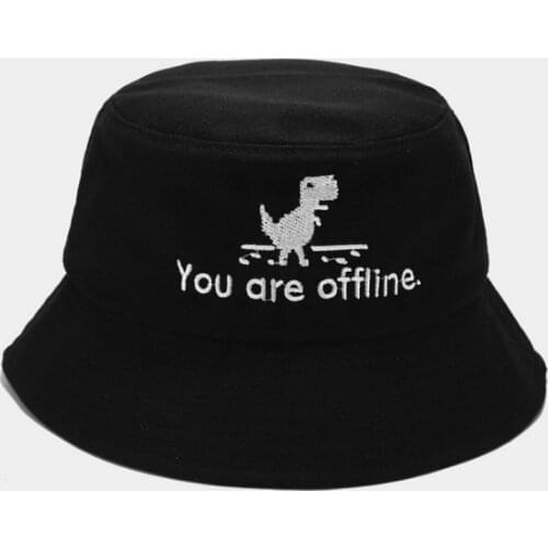 English Letters Embroidered Basin Cap Women Spring And Summer Outdoor Wild Casual Men Bucket Sun Hat