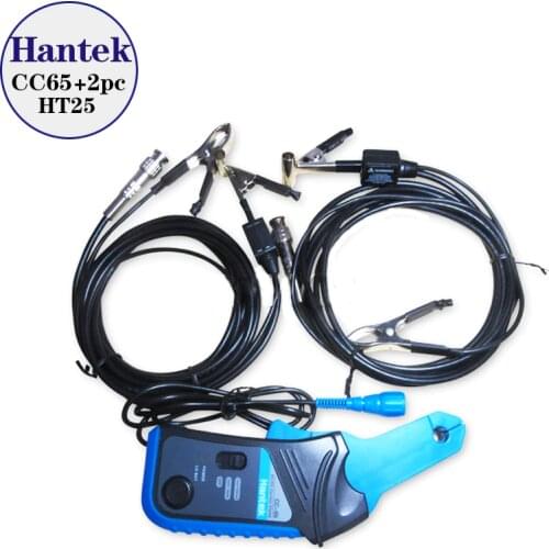 Hantek CC-65 AC/DC Clamp Meter With BNC Connecter +2 pcs HT25 Auto Ignition Probe CC65 HT 25 CC 65