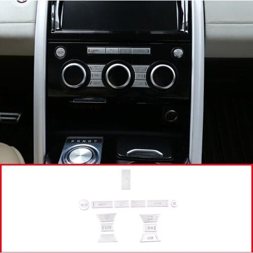 Alloy Volume Mode Button Sticker Trim For Land rover Discovery 5 LR5 L462 2017 2018 2019 Accessories