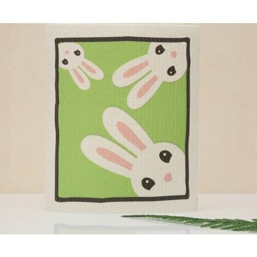 Creative Fruit Print Kitchen Quick-Dry Cleaning Rag Dish Cloth Wiping Napkin Absorbing Cloth Sustainable eco friendly products