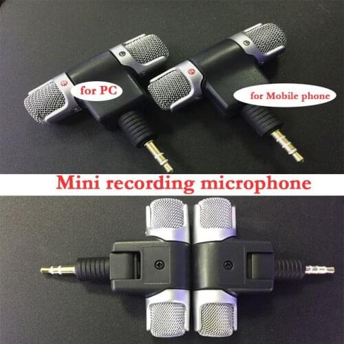 Mini 3.5mm Jack Stereo For Studio Interview Smartphone Microphone MIC-DS70P laptop MD Tablet Dynamic Bidirectional Microphone