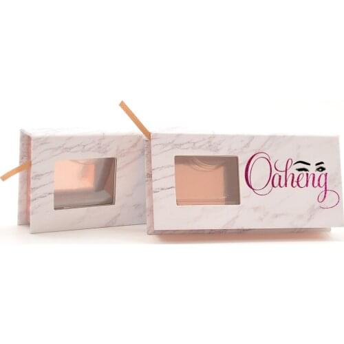 Wholesale false eyelash packaging box lash boxes packaging custom logo private label faux cils 25mm mink eyelashes case vendors