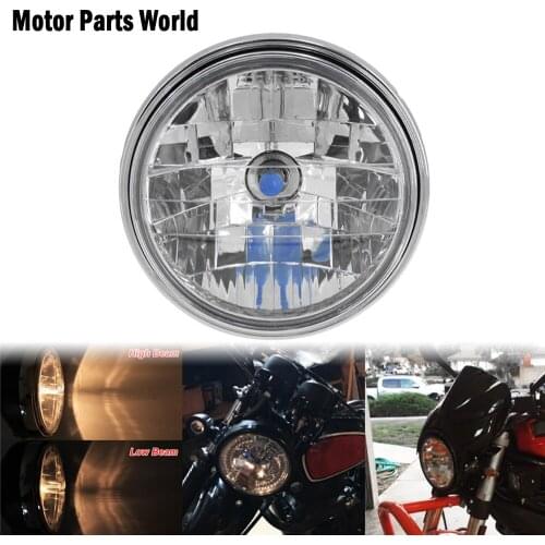 Motorcycle Headlight Head Light Lamp 7" High-low Beam Front Lamp For Honda Hornet CB400 CB500 CB600 CB1300 VTR250 CB250 VTEC 400