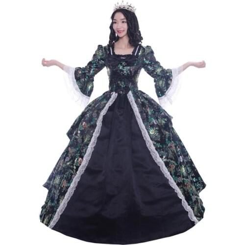 18th Century Victorian Medieval Dress Ball Gown OEM Cosplay Costumes rococo dress victorian dress prom dress