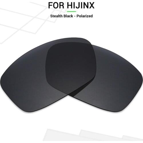 Mryok POLARIZED Replacement Lenses for-Oakley Hijinx Sunglasses Stealth Black