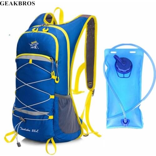 Ultra Lightweight Running Backpack 25L Hiking Trail Hydration Vest Pack Marathon Cycling Camping Trekking Bike Rucksack Bag