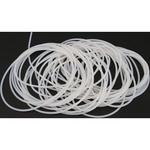 Diameter 1 1.5 2 3 4 5 6 7 8 9 10 mm Silicone Rubber Rod Silicon Cord Silicone Bar, Milky White Color