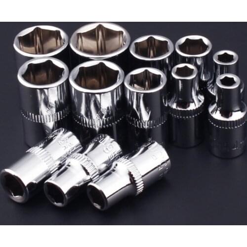 1/4 Socket Wrench Head Sleeve Double EndHand Tools Auto Repair Tool Casing Removal Tool Cart Standard 4-14 Mm Ratchet Wrench Use