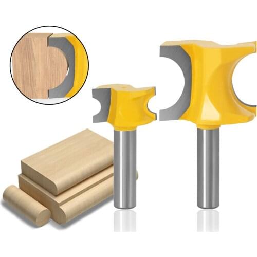 1PC 8MM Shank Milling Cutter Wood Carving Bullnose Router Bit Set C3 Carbide Tipped Woodworking Tool Router Bits Wood Cutter
