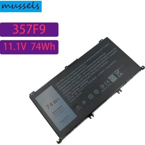11.1V 74WH 357F9 Battery For Dell Inspiron 15- 7000 7559 7557 7566 7567 5576 INS15PD-1548B INS15PD-1748B INS15PD-1848B
