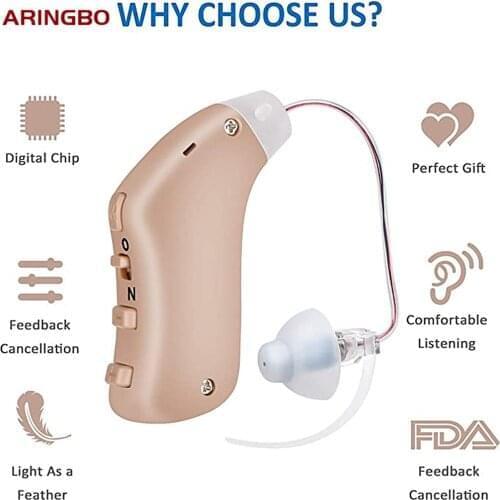 16 Channel Digital Hearing Aids Rechargeable Audifonos Sound Amplifier Professional Hearing Aid BTE Audifonos for Deafness