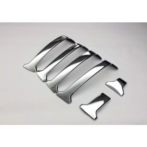 For toyota land cruiser prado 150 accessories chrome racing grille cover for toyota land cruiser Prado 150 2014-2016 2017