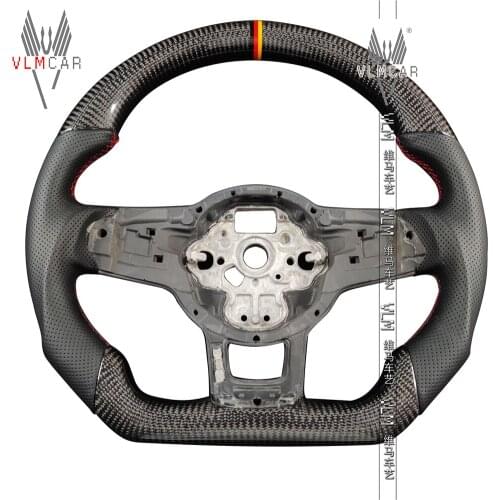 Private custom carbon fiber steering wheel for vw golf mk7/7.5 gti/r