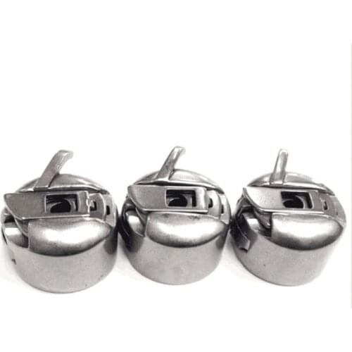 Silver Sewing Machine Metal Bobbin Spool Case For Toyota Brother Janome Elna Bernina Singer Kenmore Sewing Machine Tool