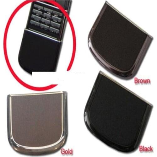 Leather Front Pull-Down Cover For Nokia 8800A 8800E 8800SA 8800 Arte Sapphire Battery Door Back Cover Housing