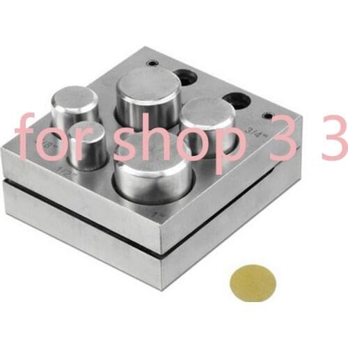 Disc Cutter Circle 5/7 Jewelry Punches Holes high-density steel Round Set Jewelry Making Metal Cutting Forming Pendant
