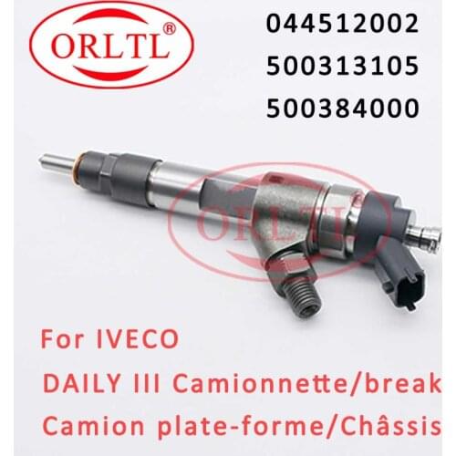 Common Rail Injector 0445120002 Diesel Nozzle 500313105 Sprayer 500384000 For IVECO DAILY III Camionnette Plate Forme Chassis
